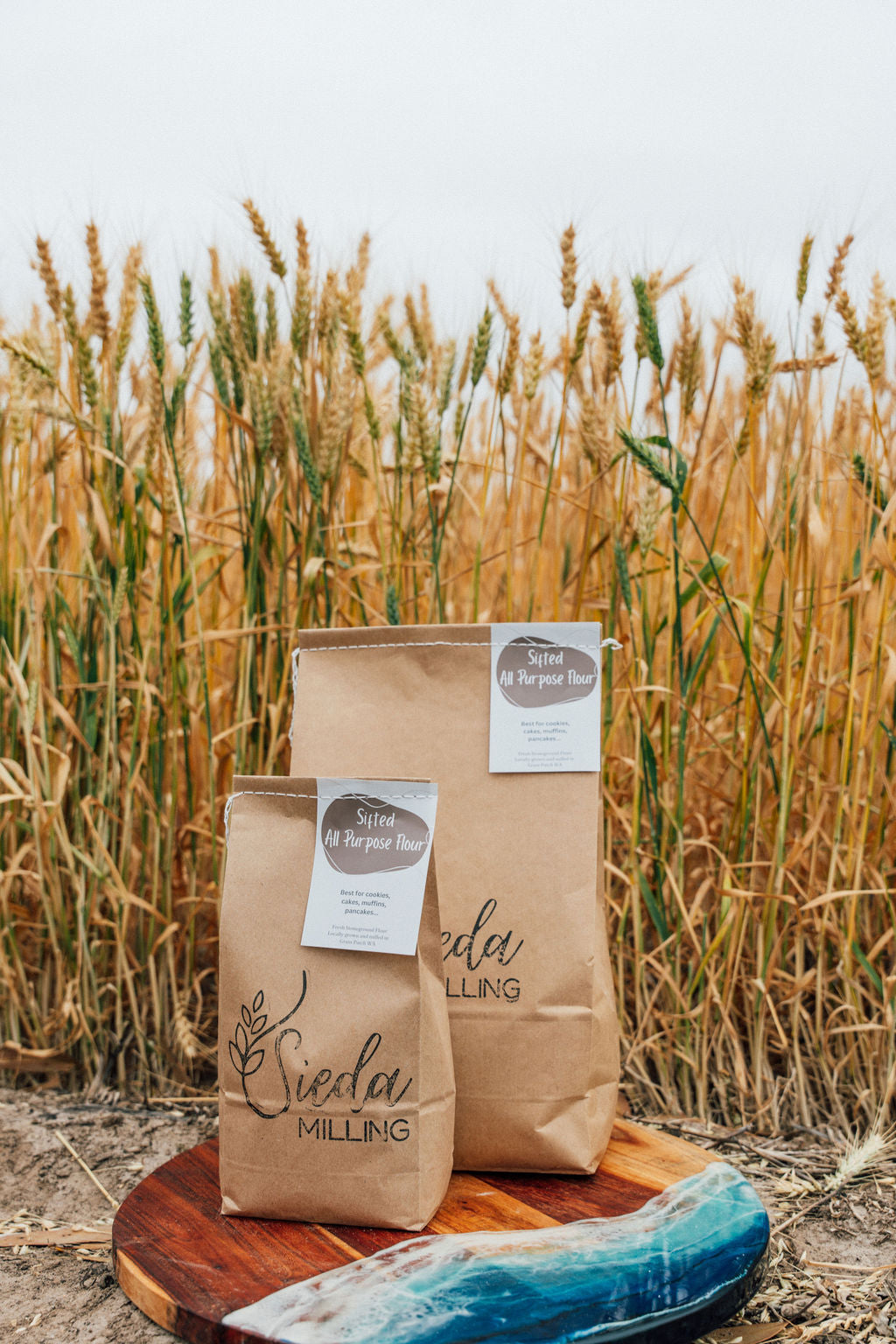 Australian wheat used to produce stone-milled all purpose flour, grown and milled in Western Australia